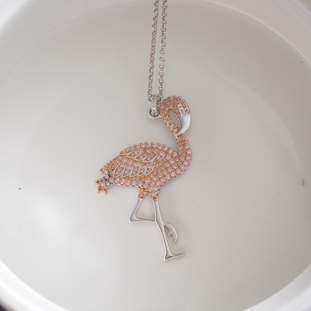 APM monaco pink flamingo necklace